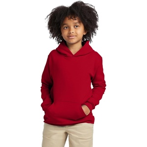Hanes Boys’ EcoSmart Fleece Hoodie, Hooded Sweatshirt for Boys, Pullover Sweatshirt(Deep Red)