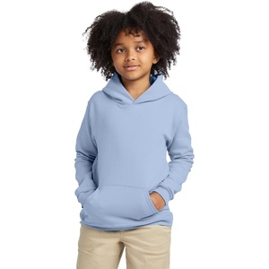 Hanes Boys’ EcoSmart Fleece Hoodie, Hooded Sweatshirt for Boys, Pullover Sweatshirt(Light Blue)
