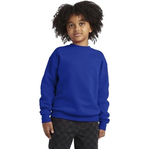 Hanes Boys’ EcoSmart Sweatshirt, Cotton Crewneck Pullover, Kids’ Fleece Sweatshirt(Deep Royal)