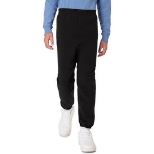 Hanes Boys’ Ecosmart Fleece Sweatpants, Midweight Cotton/Poly Fleece Pants for Boys(Black)