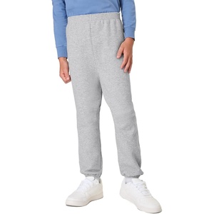 Hanes Boys’ Ecosmart Fleece Sweatpants, Midweight Cotton/Poly Fleece Pants for Boys(Light Steel)