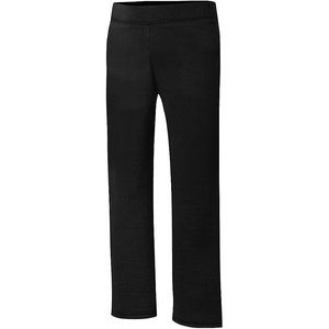 Hanes Girls’ Sweatpants – EcoSmart Open-Bottom Fleece Pants(Black)