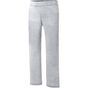 Hanes Girls’ Sweatpants – EcoSmart Open-Bottom Fleece Pants(Light Steel)