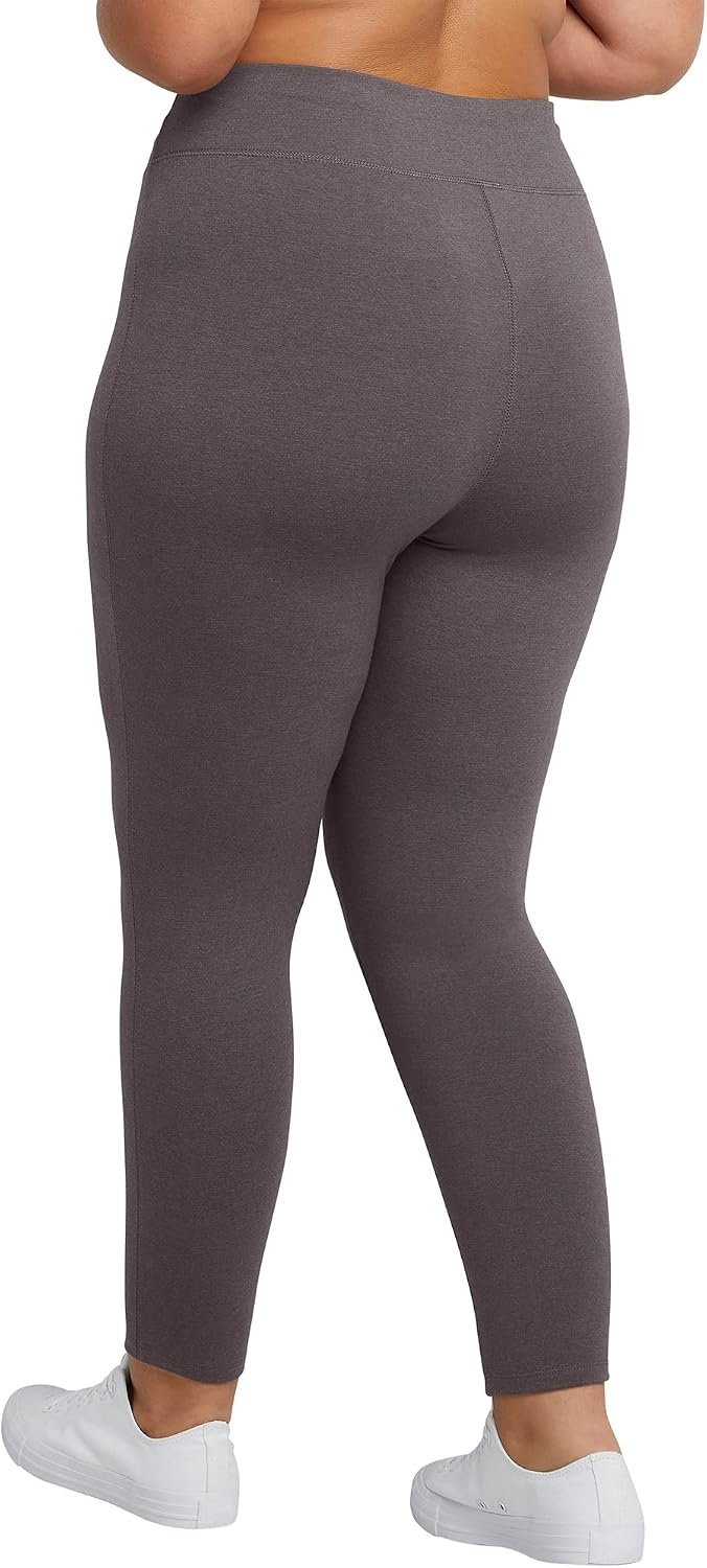 image:imageHanes Womens Long LeggingsCharcoal Heather
