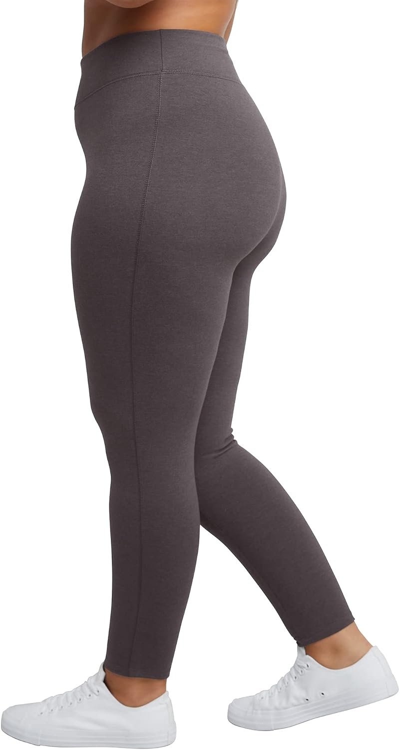 image:imageHanes Womens Long LeggingsCharcoal Heather