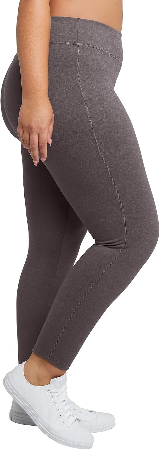 image:imageHanes Womens Long LeggingsCharcoal Heather