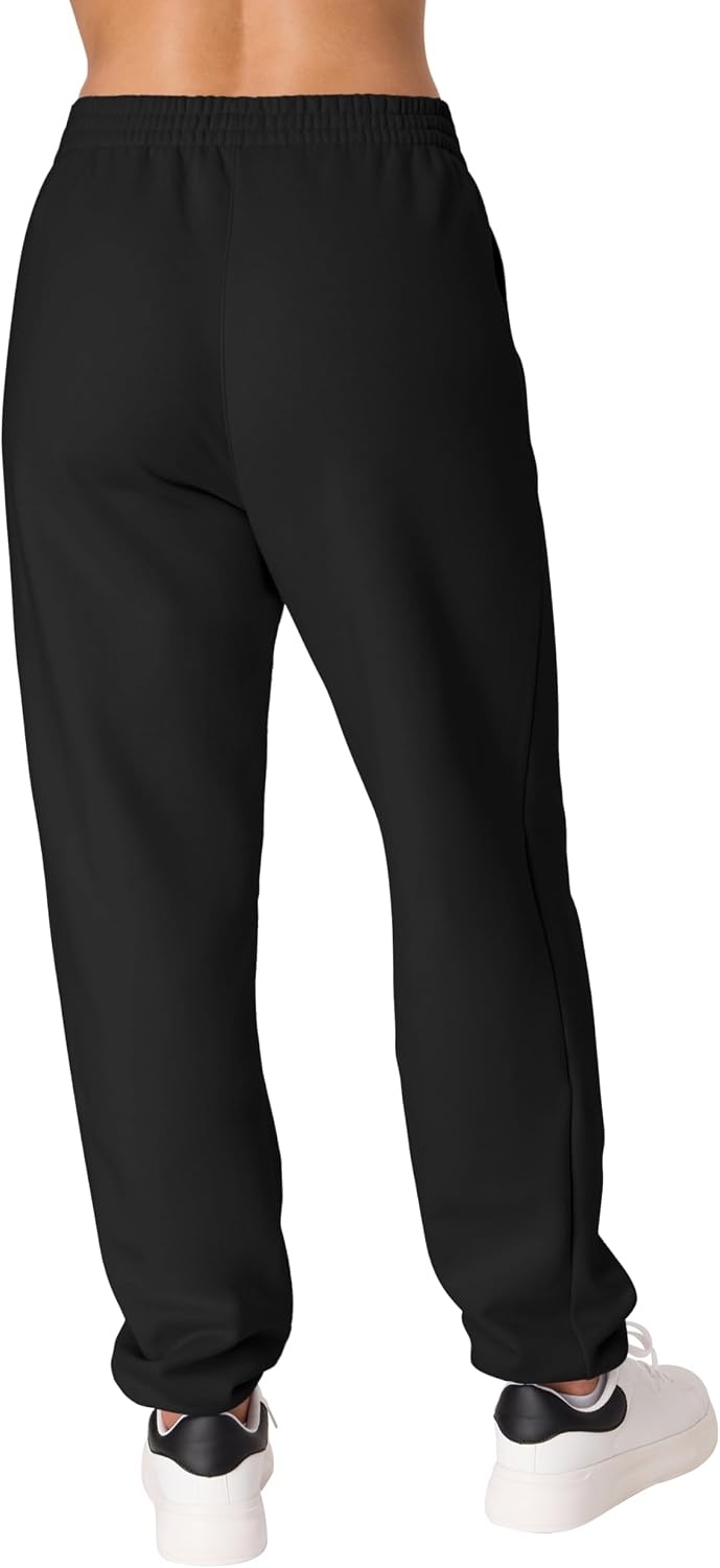 image:imageHanes Womens Originals Midweight Fleece Joggers Sweatpants with Pockets 30 PlusBlack