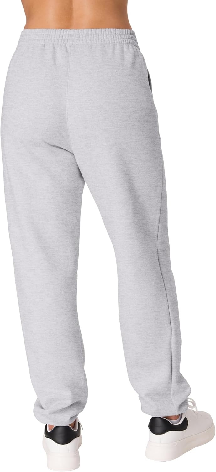 image:imageHanes Womens Originals Midweight Fleece Joggers Sweatpants with Pockets 30 PlusLight Steel