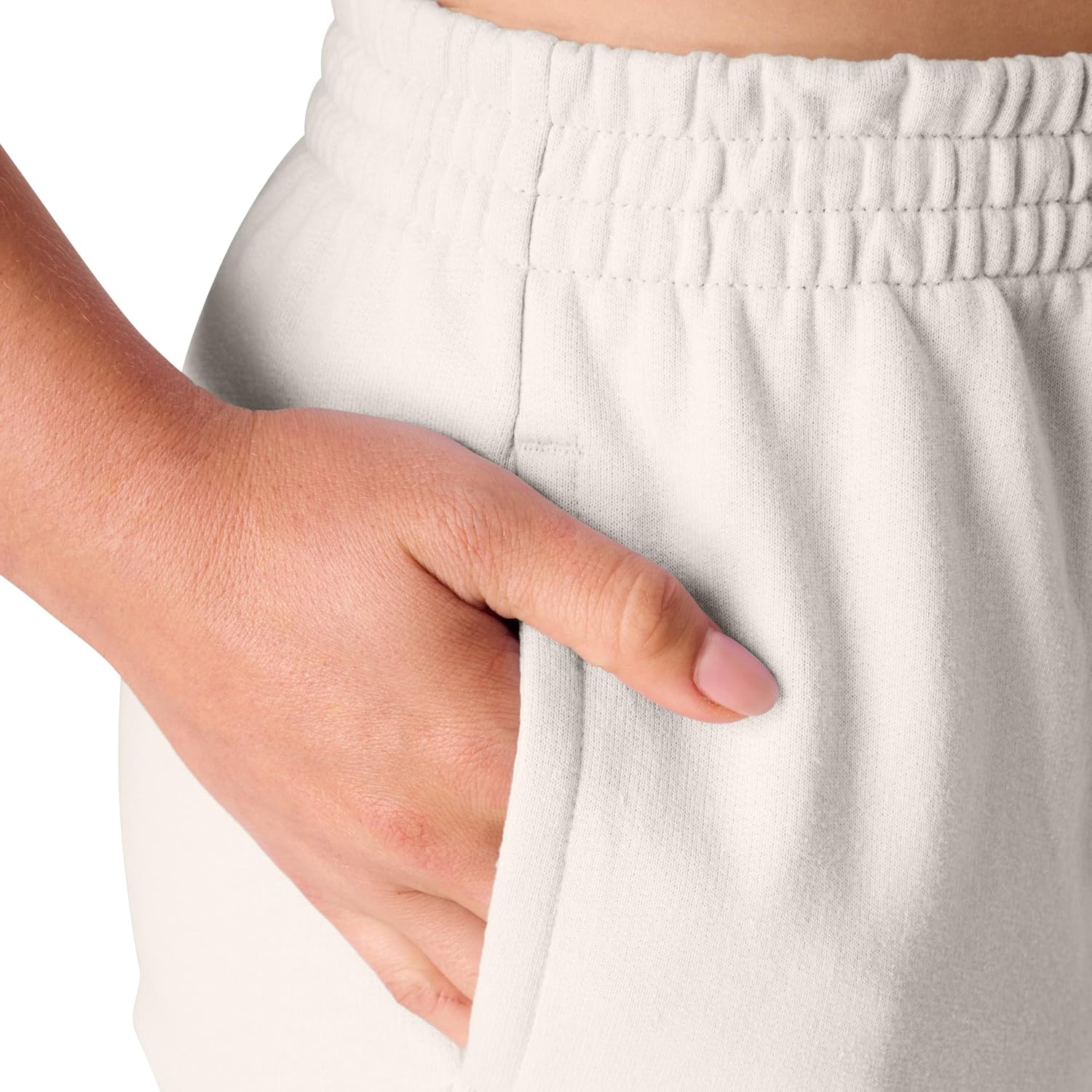 image:imageHanes Womens Originals Midweight Fleece Joggers Sweatpants with Pockets 30 PlusNatural
