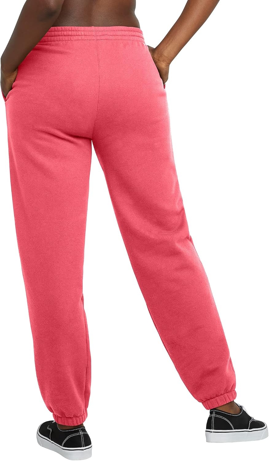 image:imageHanes Womens Originals Midweight Fleece Joggers Sweatpants with Pockets 30 PlusPinky Peach