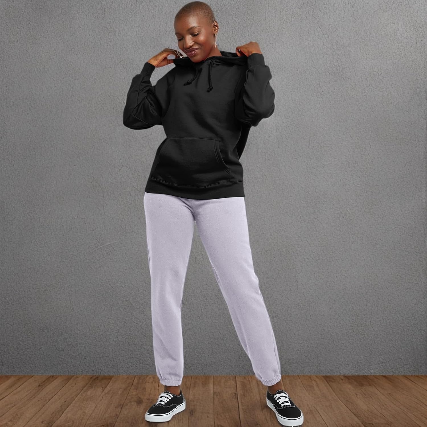 image:imageHanes Womens Originals Midweight Fleece Joggers Sweatpants with Pockets 30 PlusUrban Lilac