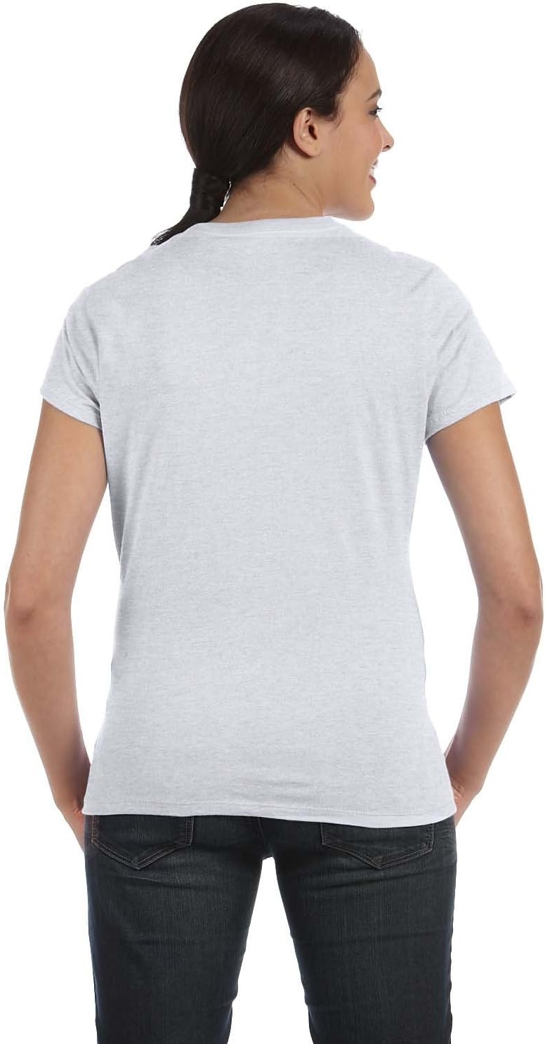 image:imageHanes Womens PerfectT Crewneck TShirt Lightweight Cotton Short Sleeve Tee for WomenAsh
