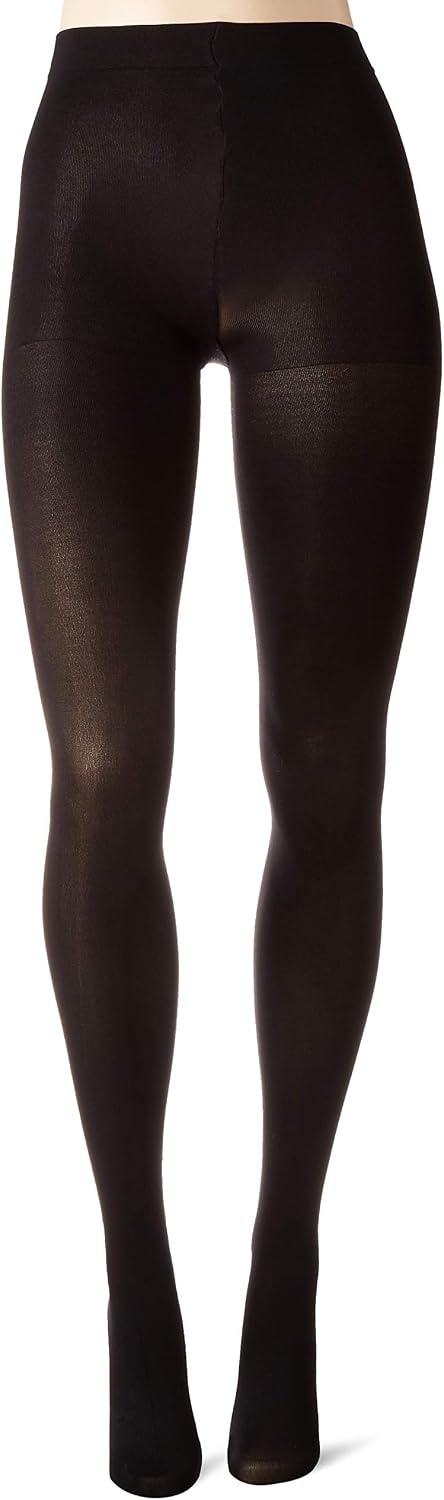 image:imageHanes Womens Script Blackout Tights with XTemp Technology Control Top Sheer Toe BlackBlack