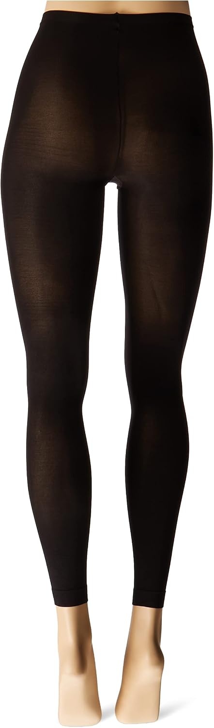 image:imageHanes Womens Script Footless Tights with XTemp Technology Same to Waist BlackBlack