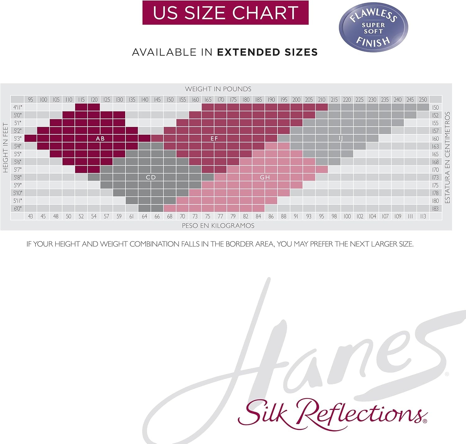 image:imageHanes Womens Silk Reflections LaceTop Sheer Toe Silky Sheer ThighHigh StockingsJet
