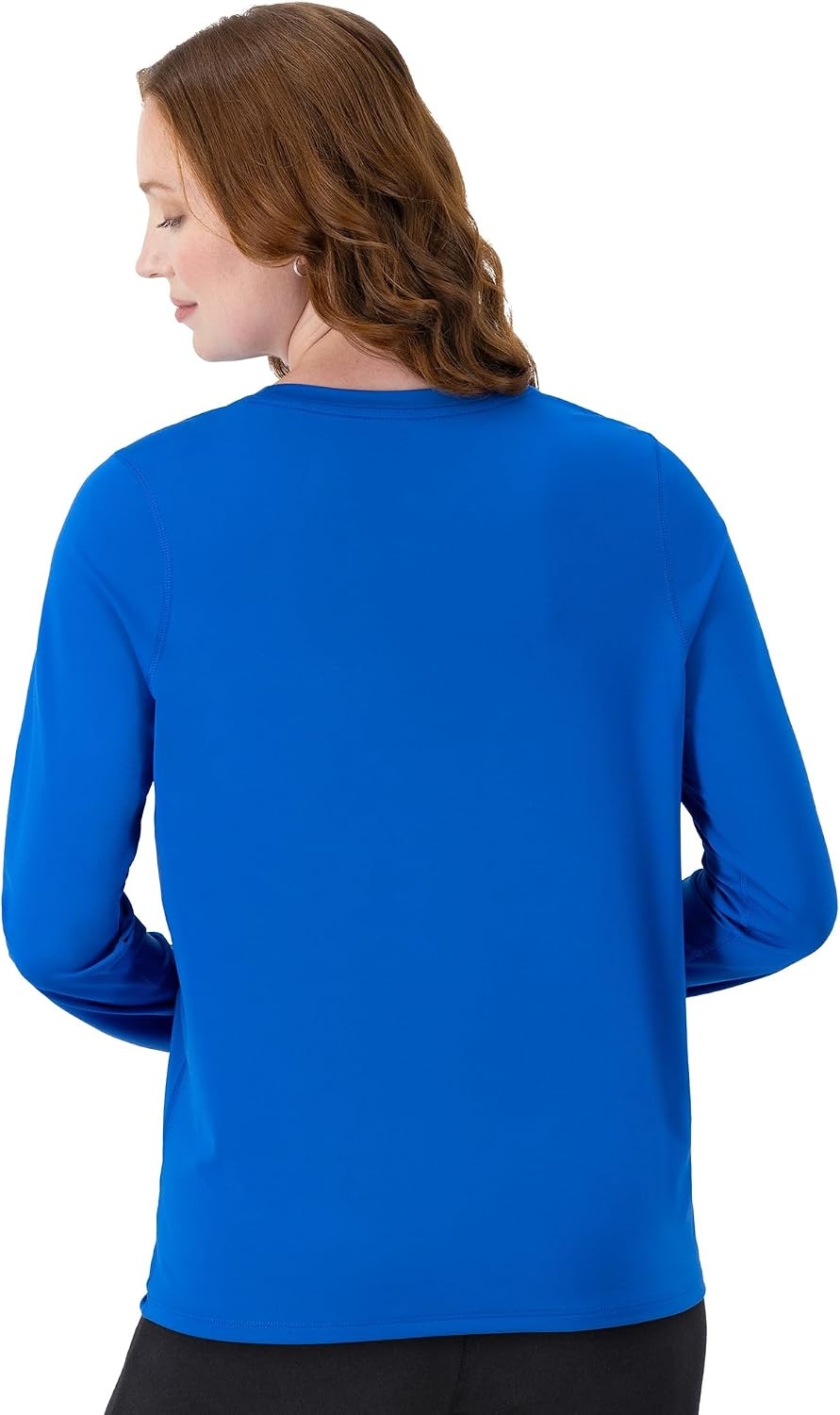 image:imageHanes Womens Sport Cool Dri Performance Long Sleeve TShirtAwesome Blue 1 Pack