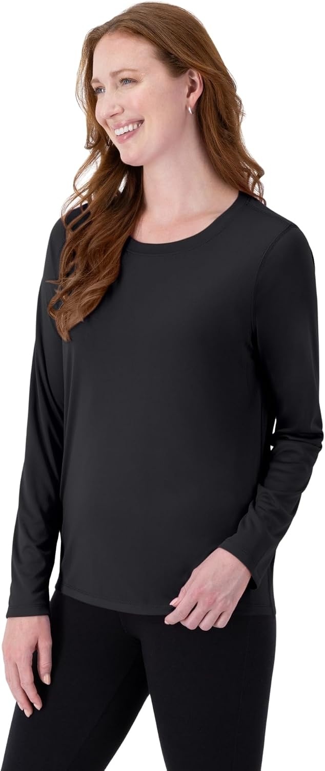image:imageHanes Womens Sport Cool Dri Performance Long Sleeve TShirtBlack 1 Pack