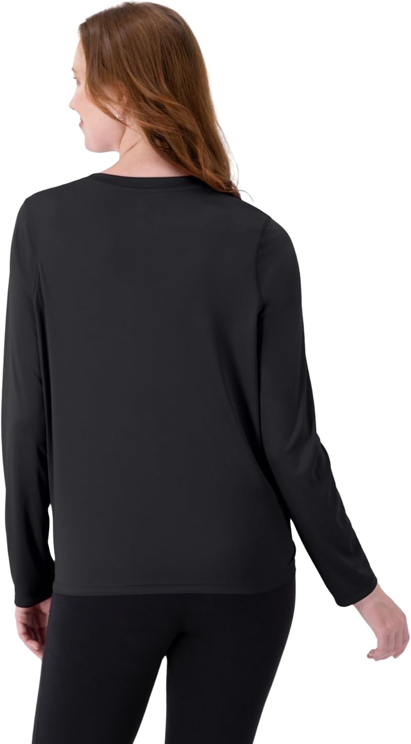 image:imageHanes Womens Sport Cool Dri Performance Long Sleeve TShirtBlack 1 Pack