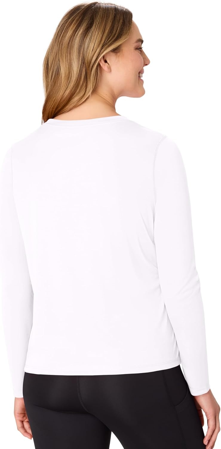 image:imageHanes Womens Sport Cool Dri Performance Long Sleeve TShirtBlackWhite 4 Pack