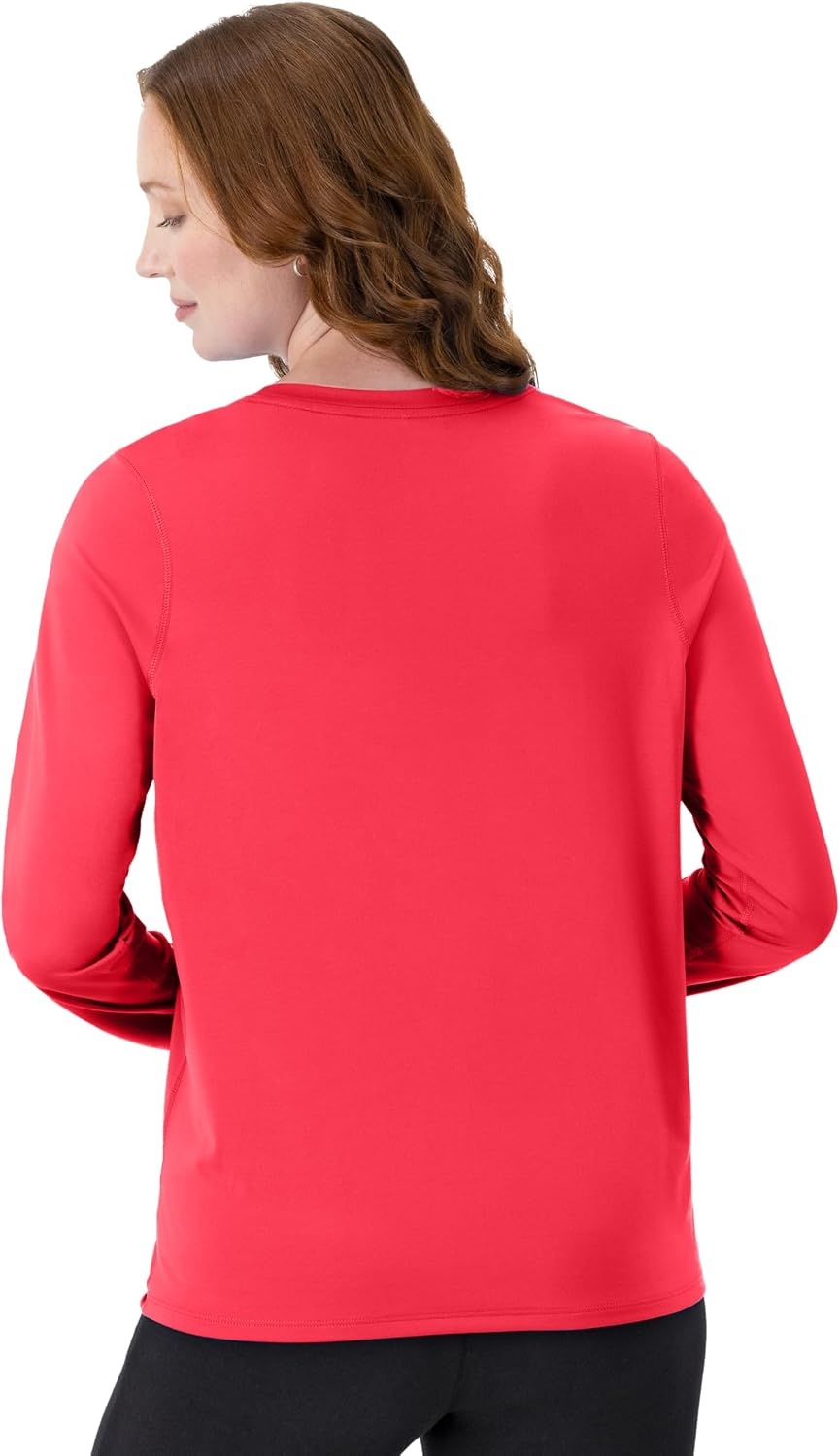 image:imageHanes Womens Sport Cool Dri Performance Long Sleeve TShirtRazzle Pink