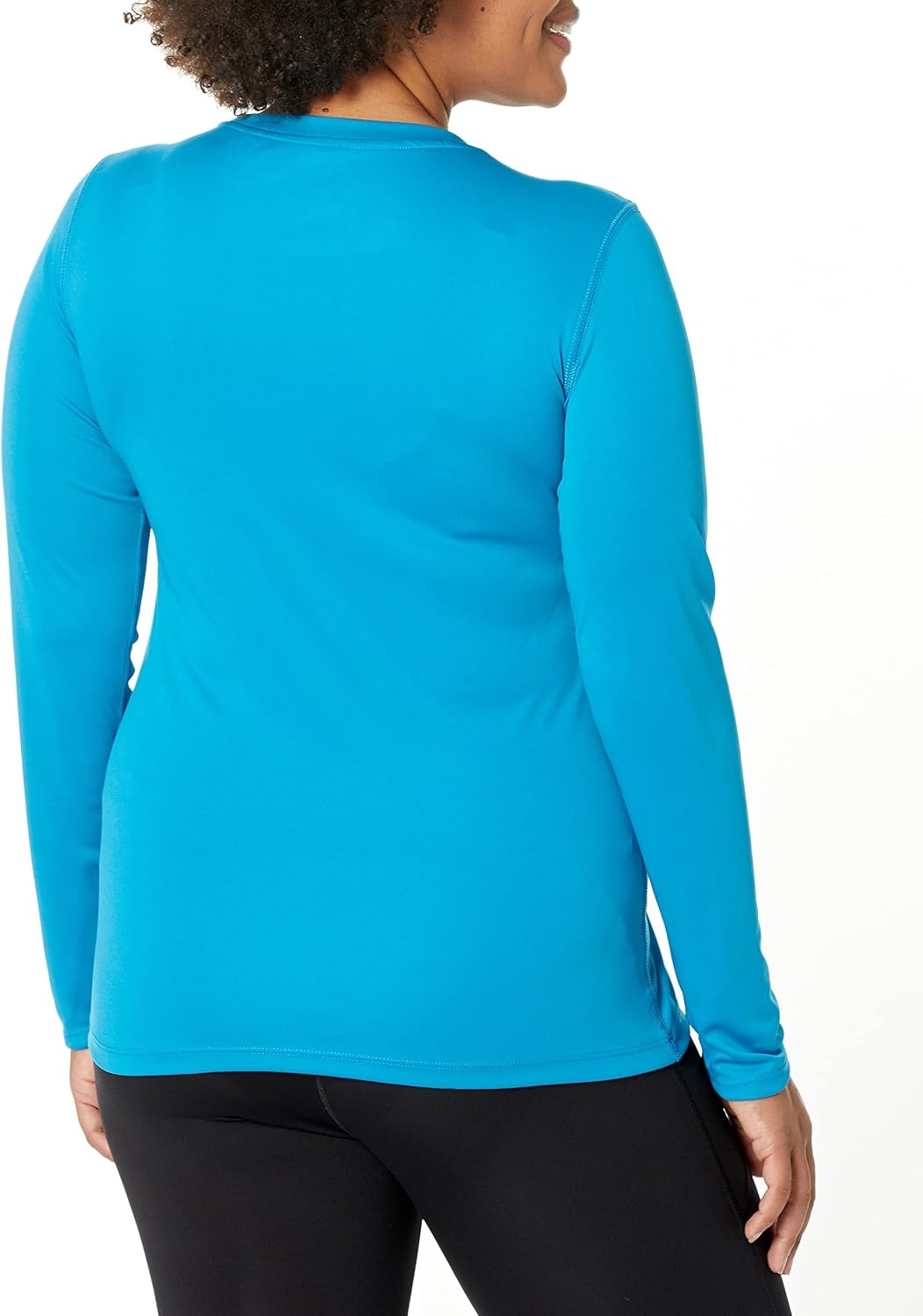 image:imageHanes Womens Sport Cool Dri Performance Long Sleeve TShirtUnderwater Blue