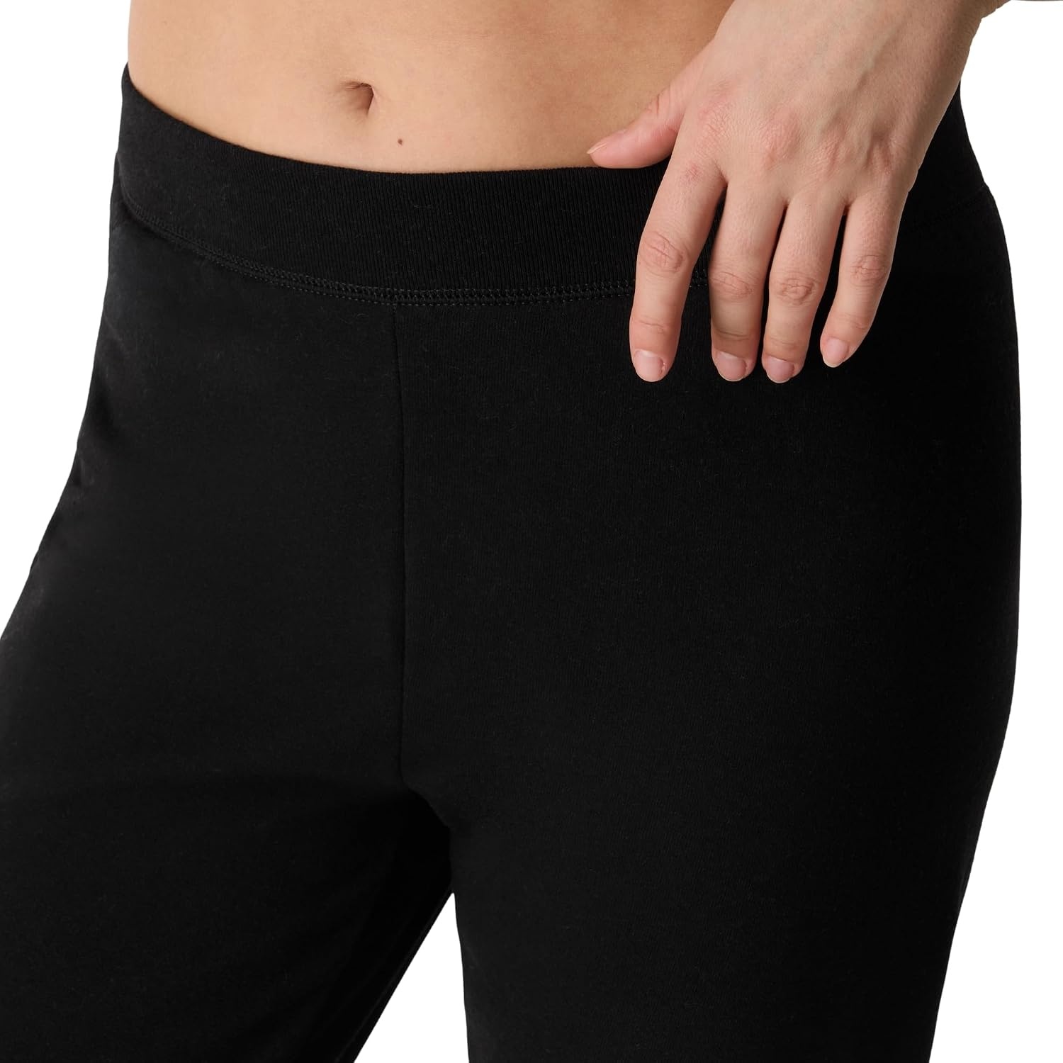 image:imageHanes Womens Sweatpants EcoSmart Fleece Joggers Pocketless Cinched Leg Sweatpants for Women 30Ebony