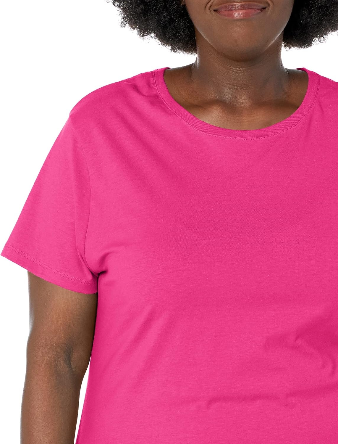 image:imageHanes Womens TShirt Just My Size Cotton Tee Plus Size TeeAmaranth