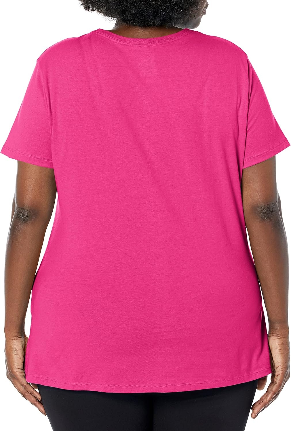 image:imageHanes Womens TShirt Just My Size Cotton Tee Plus Size TeeAmaranth