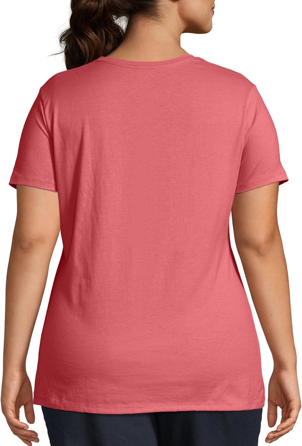 image:imageHanes Womens TShirt Just My Size Cotton Tee Plus Size TeeBriny Pink