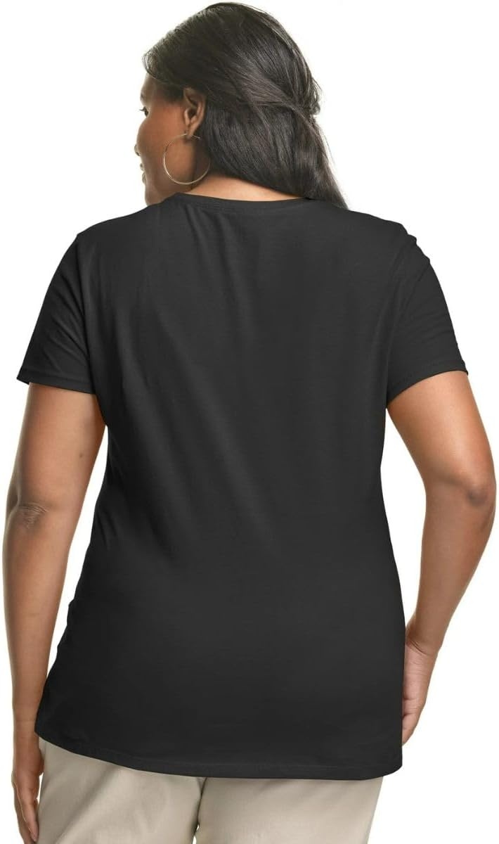 image:imageHanes Womens TShirt Just My Size Cotton Tee Plus Size TeeEbony