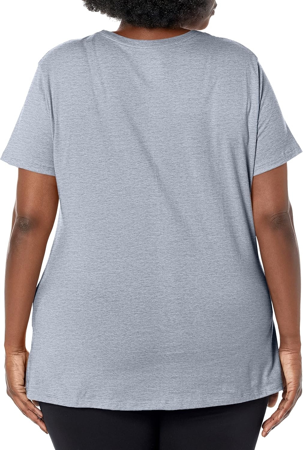 image:imageHanes Womens TShirt Just My Size Cotton Tee Plus Size TeeLight Steel