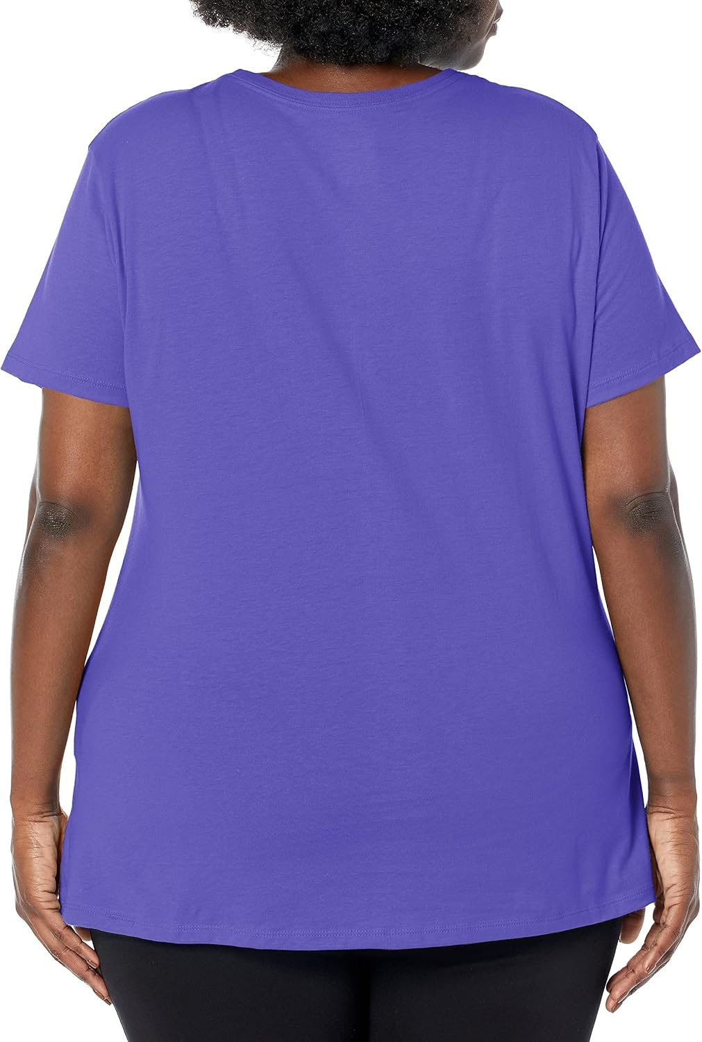 image:imageHanes Womens TShirt Just My Size Cotton Tee Plus Size TeePetal Purple