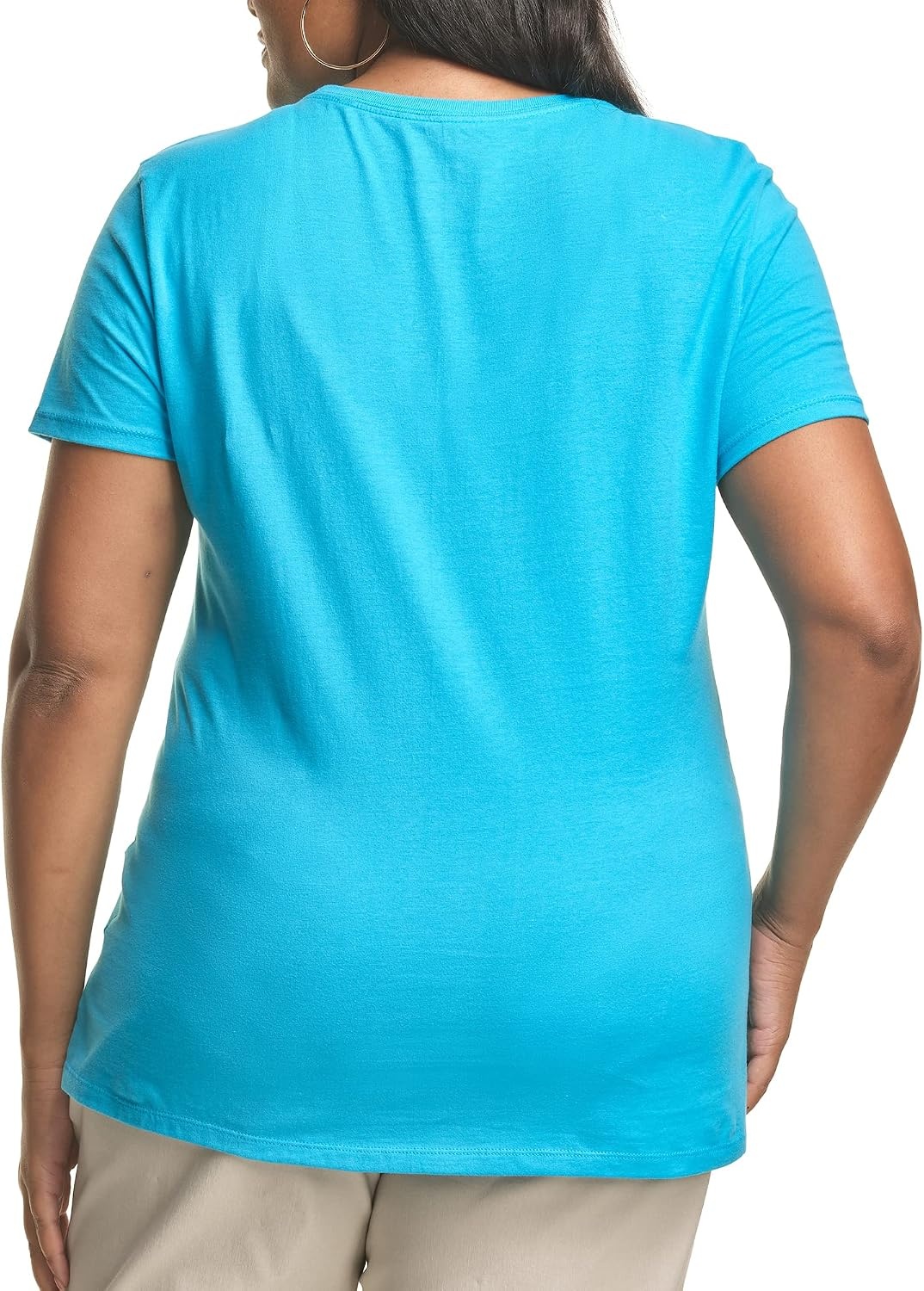image:imageHanes Womens TShirt Just My Size Cotton Tee Plus Size TeeProcess Blue