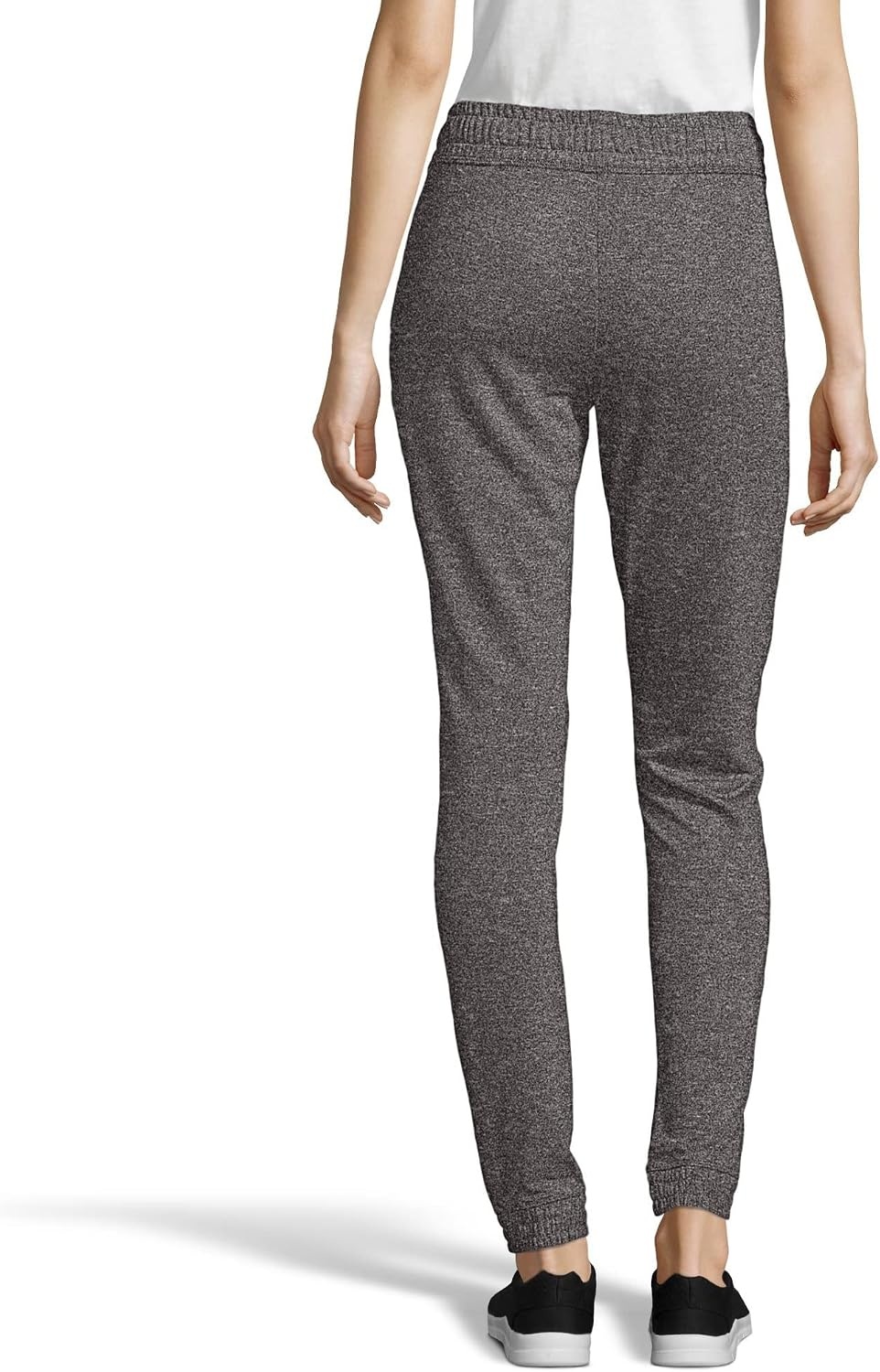 image:imageHanes Womens Triblend French Terry Jogger with PocketsBlack Heather