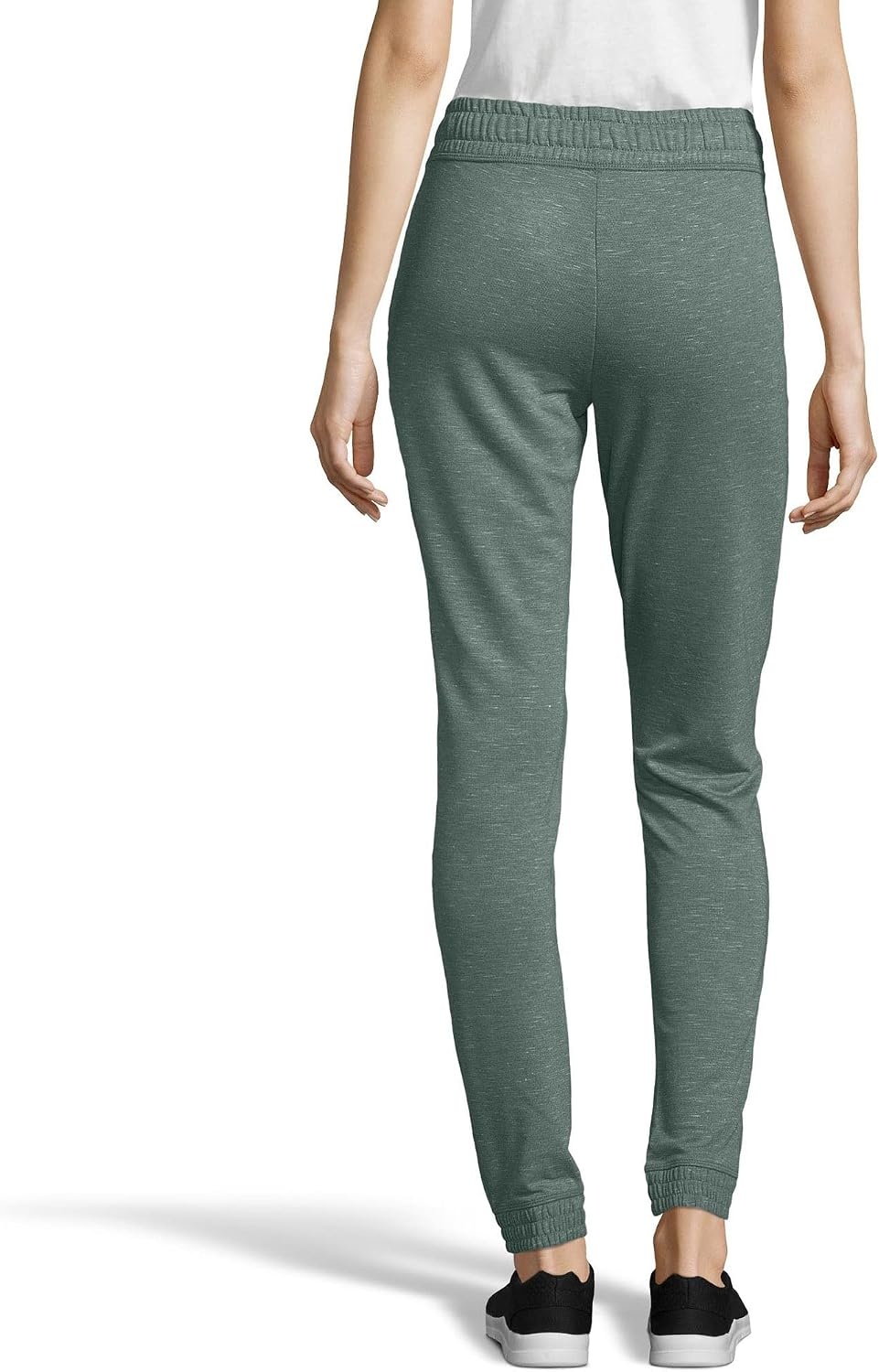 image:imageHanes Womens Triblend French Terry Jogger with PocketsJuniper Blue Heather