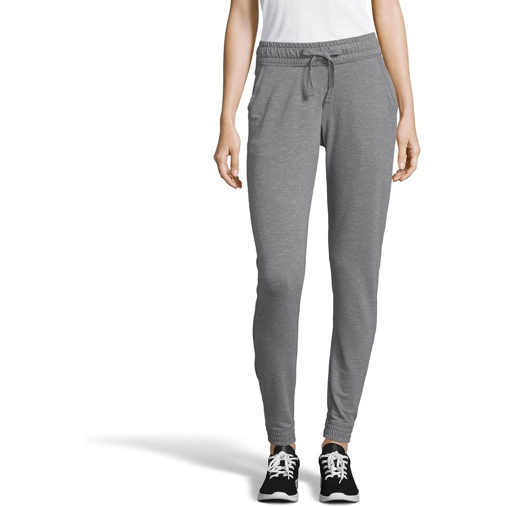 image:imageHanes Womens Triblend French Terry Jogger with PocketsDada Grey Heather