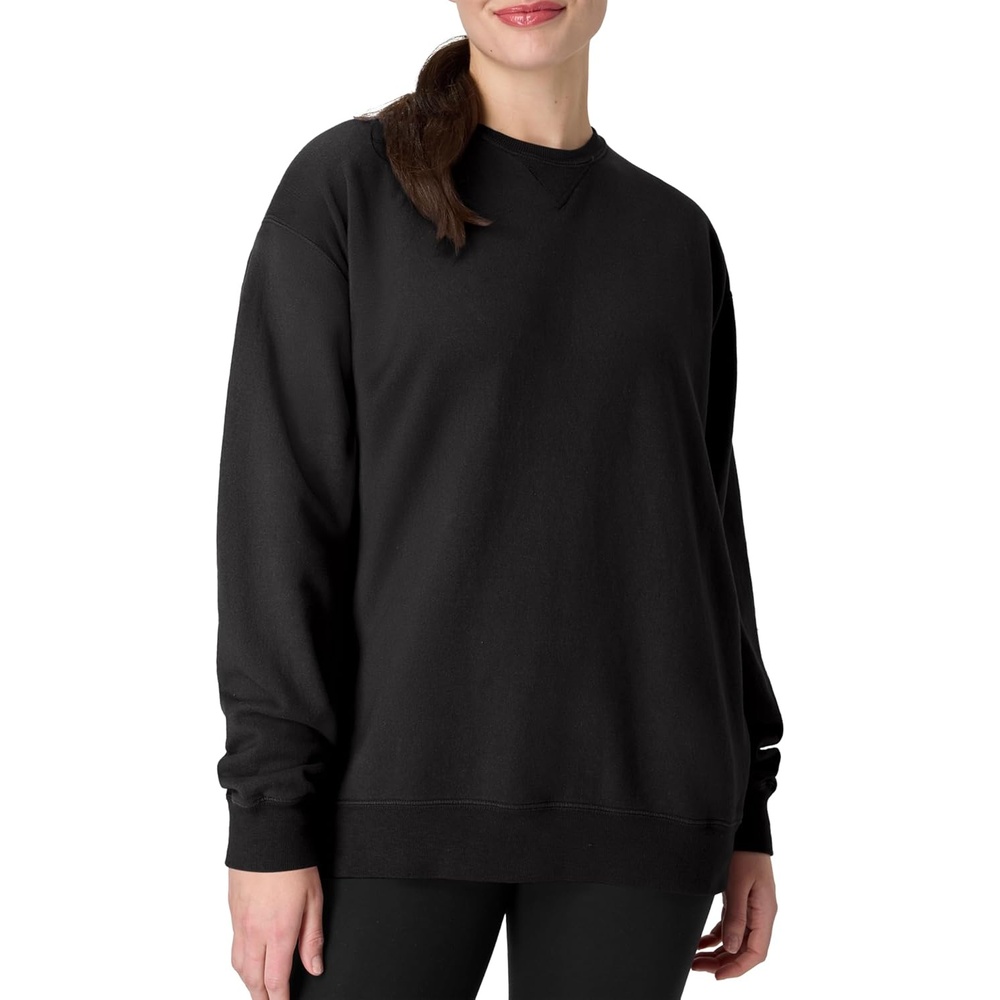 image:imageHanes mens Comfortwash Garment Dyed SweatshirtBlack