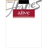 Hanes Alive Women’s Full Support, Control Top, Reinforced Toe Pantyhose(Jet)