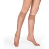 Hanes Alive Women’s Full Support Sheer Toe Knee High Stockings(Jet)
