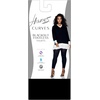 Hanes Curves Women’s Plus Size, Glide on Technology, Wicking Cool Comfort, Footless Tights(Black)