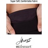 Hanes EcoSmart Cozy Fitted Leggings, Straight, Black(Black)