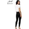 Hanes EcoSmart Cozy Fitted Leggings, Straight, Black(Black)