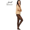 Hanes EcoSmart Seasonless Tights, Enhanced Panty, Sheer Toe, No Dig Wide Waistband(Black)