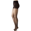 Hanes Script Women’s Fashion Dot Compression Tights for Leg Support, Control Top, Sheer Toe, Black(Black)
