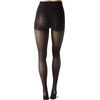 Hanes Script Women’s Fashion Pinstripe, Control Top, Sheer Toe, Tights(Black)