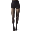 Hanes Script Women’s Fashion Pinstripe, Control Top, Sheer Toe, Tights(Black)