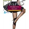 Hanes Silk Reflections Women’s Run Resist, Control Top, Sheer Toe, Wicking Cool Comfort Pantyhose(Jet)