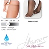 Hanes Silk Reflections Women’s Sheer Toe Silky Sheer Knee-High Stockings(Soft Taupe)