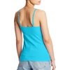 Hanes Women’s Cami with Built-in Shelf Bra, Stretch Cotton Camisole, Adjustable Straps(Flying Turquoise – 1 Pack)