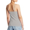 Hanes Women’s Cami with Built-in Shelf Bra, Stretch Cotton Camisole, Adjustable Straps(Grey Heather -1 Pack)